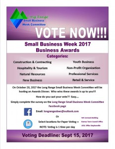 Long Range Business Week nomination poster